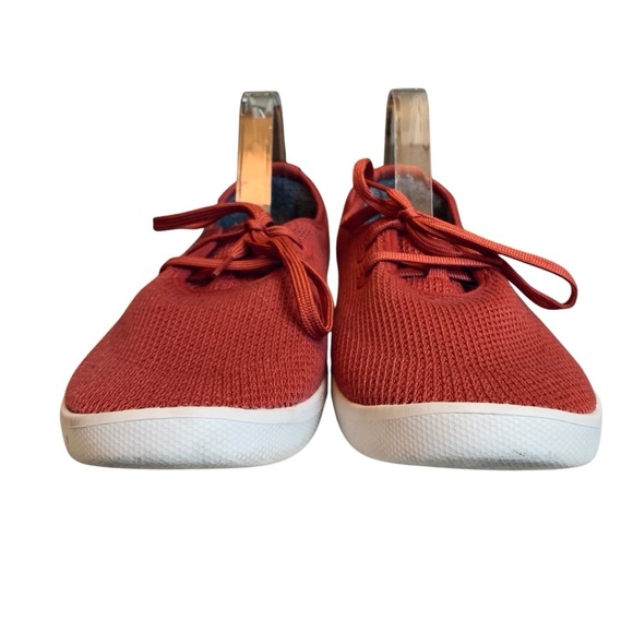 Allbirds Tree Skippers Sneakers Mens 13 Orange Red  Breathable Boat Shoes Wool - Picture 8 of 10